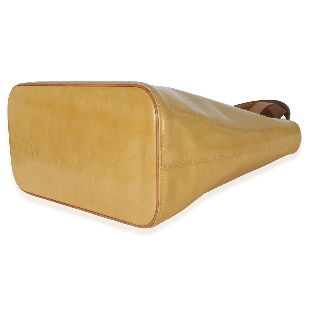Louis Vuitton Vintage Yellow Monogram Vernis Houston