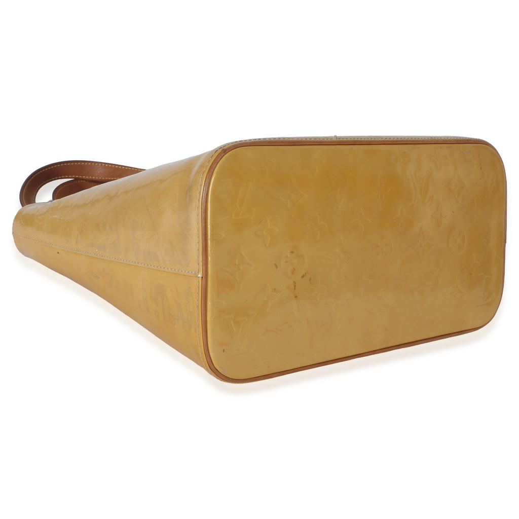 Louis Vuitton Vintage Yellow Monogram Vernis Houston
