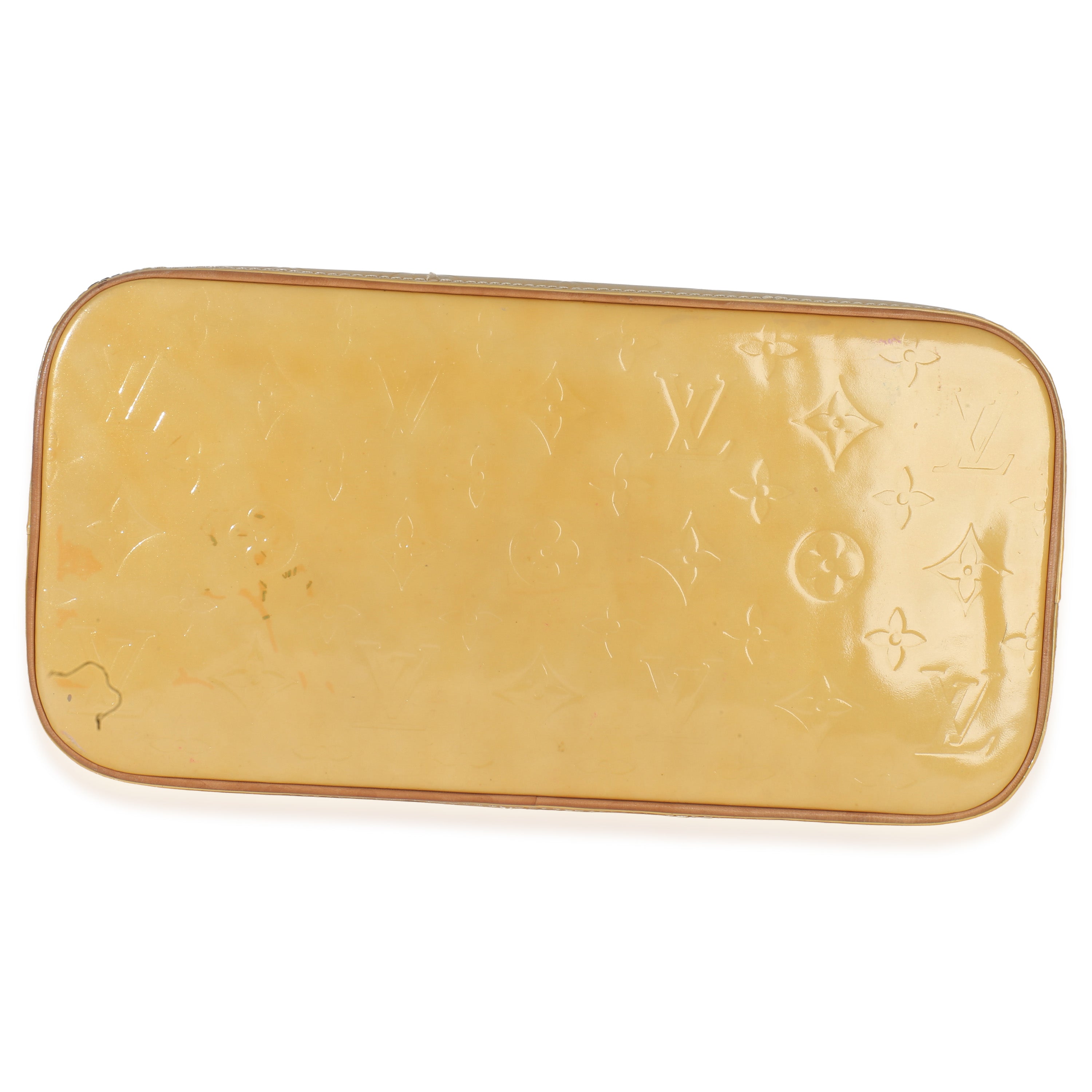 Louis Vuitton Vintage Yellow Monogram Vernis Houston