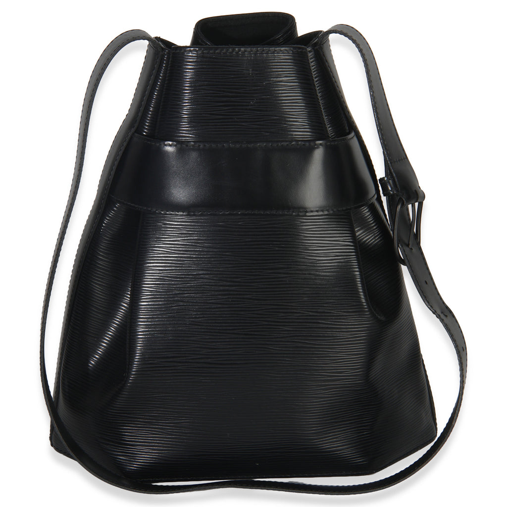 Louis Vuitton Vintage Black Epi Sac DEpaule PM