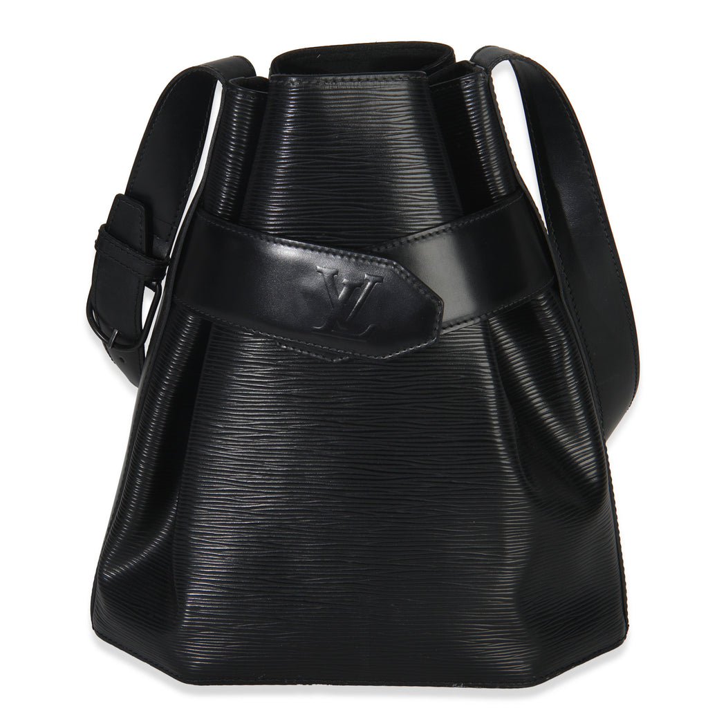 Louis Vuitton Vintage Black Epi Sac DEpaule PM