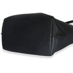 Louis Vuitton Black Grained Calfskin Lockme Cabas Tote