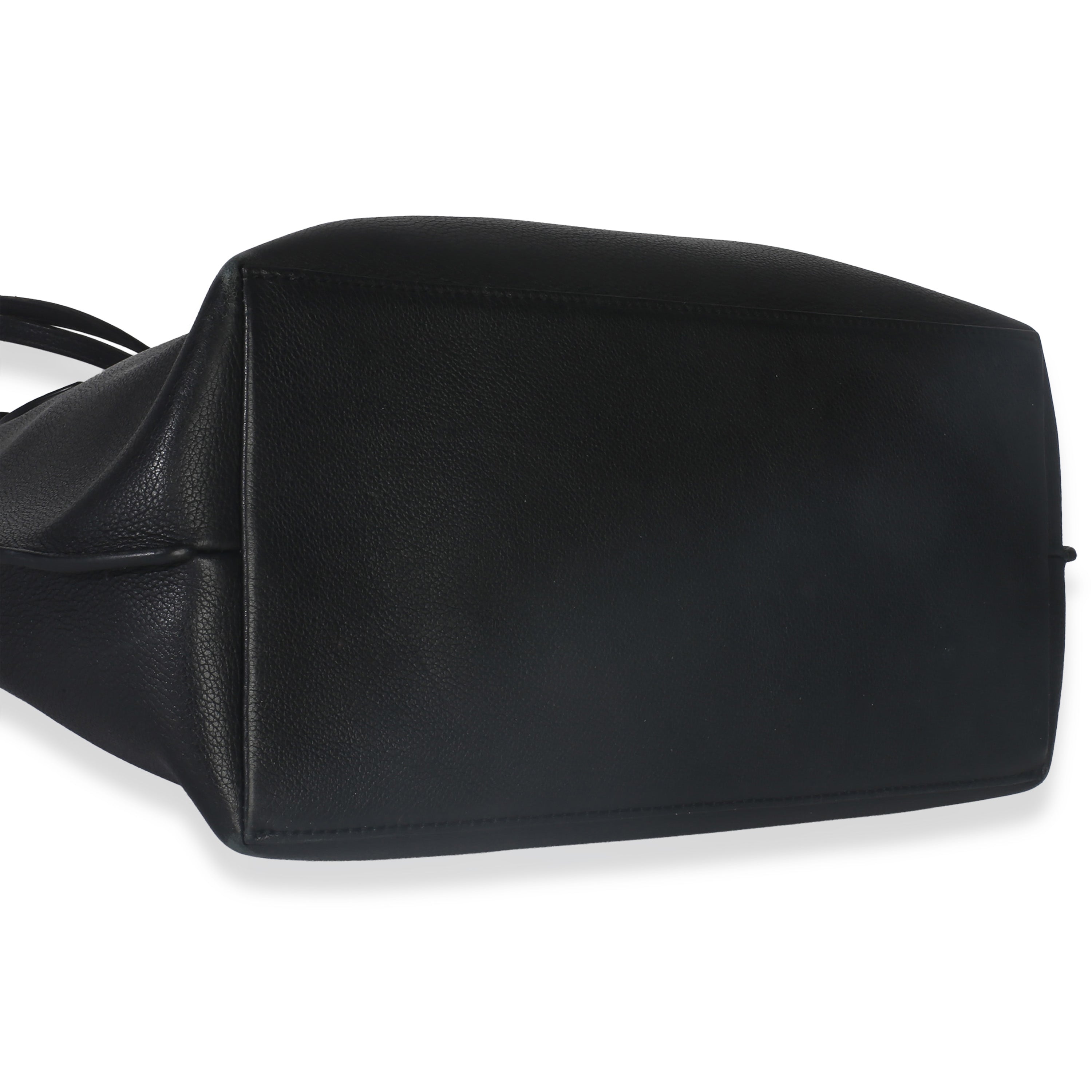 Louis Vuitton Black Grained Calfskin Lockme Cabas Tote