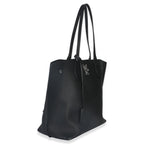 Louis Vuitton Black Grained Calfskin Lockme Cabas Tote