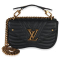 Louis Vuitton Black Quilted Calfskin New Wave Chain Bag PM