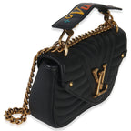 Louis Vuitton Black Quilted Calfskin New Wave Chain Bag PM