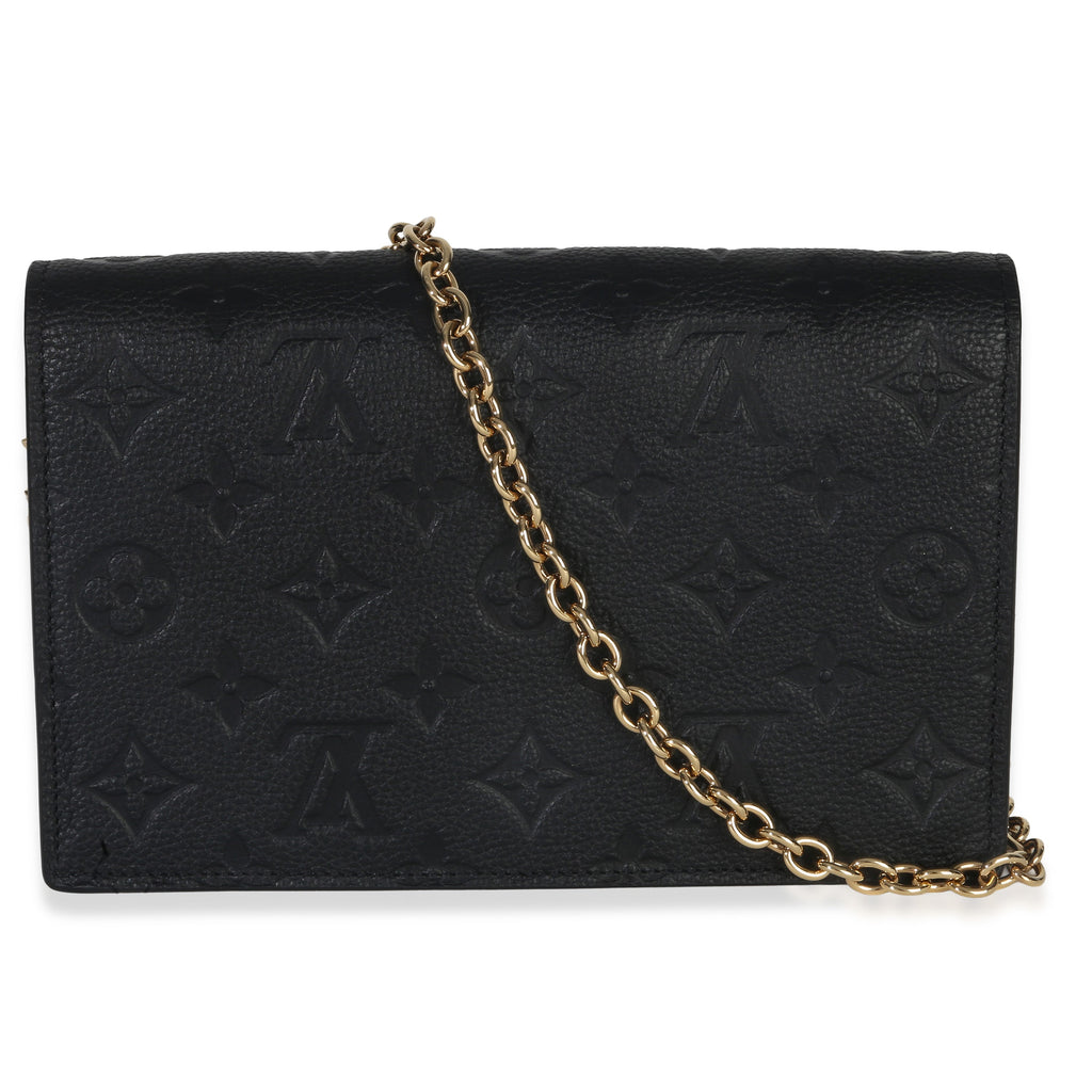 Louis Vuitton Black Monogram Empreinte Vavin PM