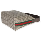 Gucci Beige Ebony GG Supreme Monogram Canvas Super Mini Ophidia Shoulder Bag
