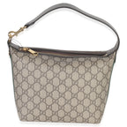 Gucci Beige Ebony GG Supreme Monogram Canvas Super Mini Ophidia Shoulder Bag