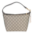 Gucci Beige Ebony GG Supreme Monogram Canvas Super Mini Ophidia Shoulder Bag