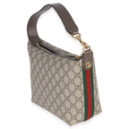 Gucci Beige Ebony GG Supreme Monogram Canvas Super Mini Ophidia Shoulder Bag