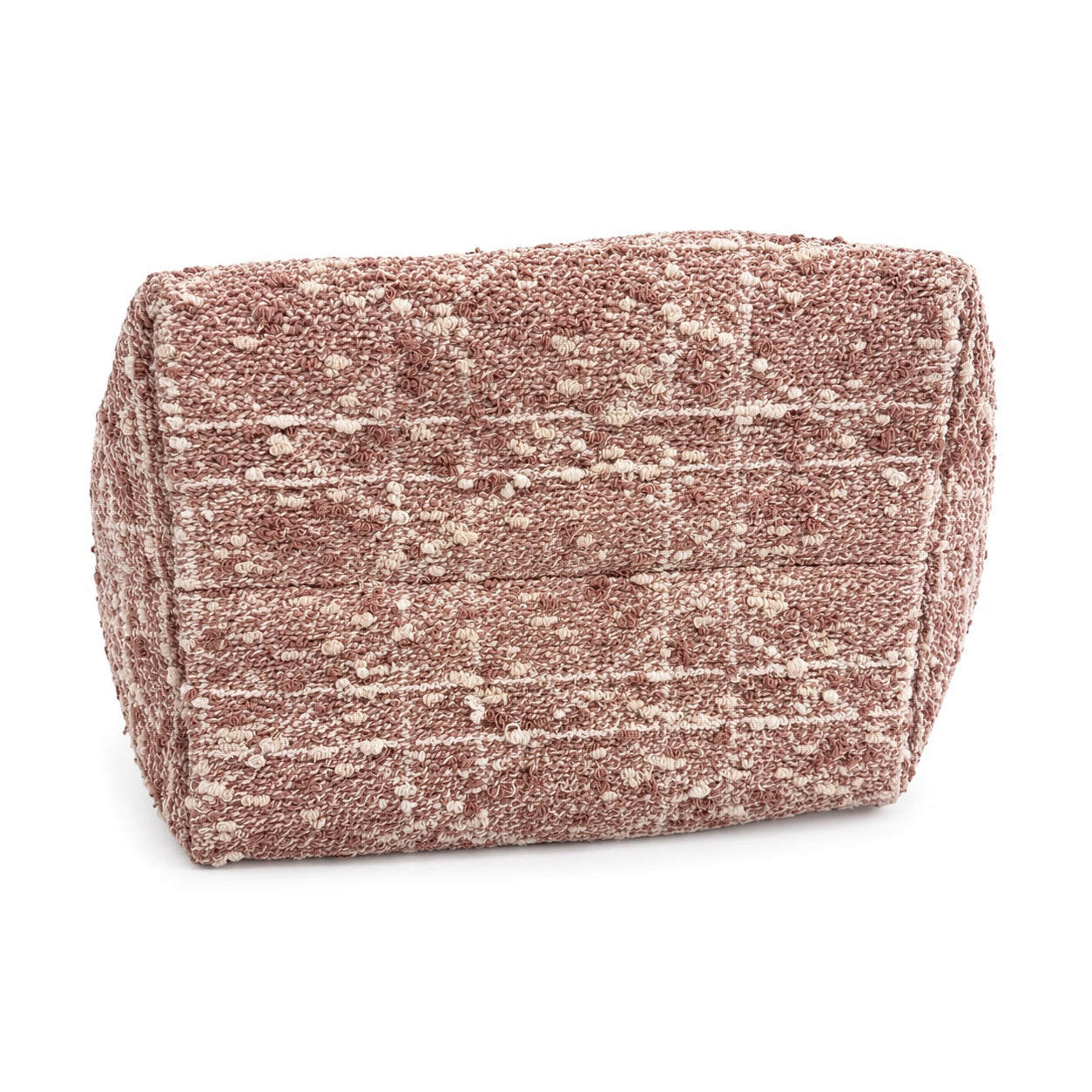 Christian Dior Rose Des Vents Tweed Small Toujours Vertical Tote