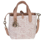 Christian Dior Rose Des Vents Tweed Small Toujours Vertical Tote