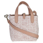 Christian Dior Rose Des Vents Tweed Small Toujours Vertical Tote