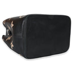 Louis Vuitton Black Beige Giant Monogram Empreinte NeoNoe MM