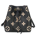 Louis Vuitton Black Beige Giant Monogram Empreinte NeoNoe MM