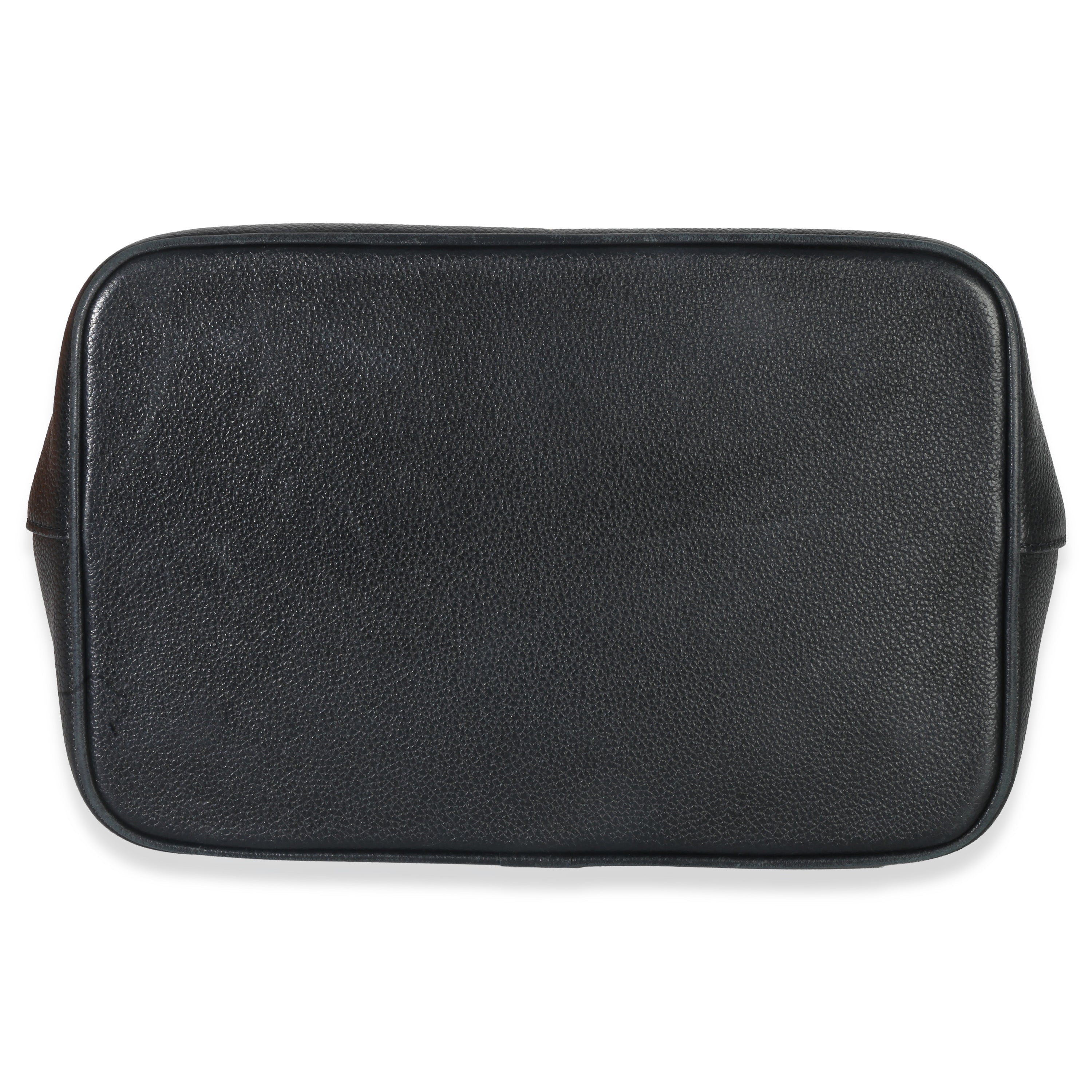 Louis Vuitton Black Beige Giant Monogram Empreinte NeoNoe MM