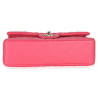 Chanel Pink Quilted Lambskin Small Classic Double Flap Bag