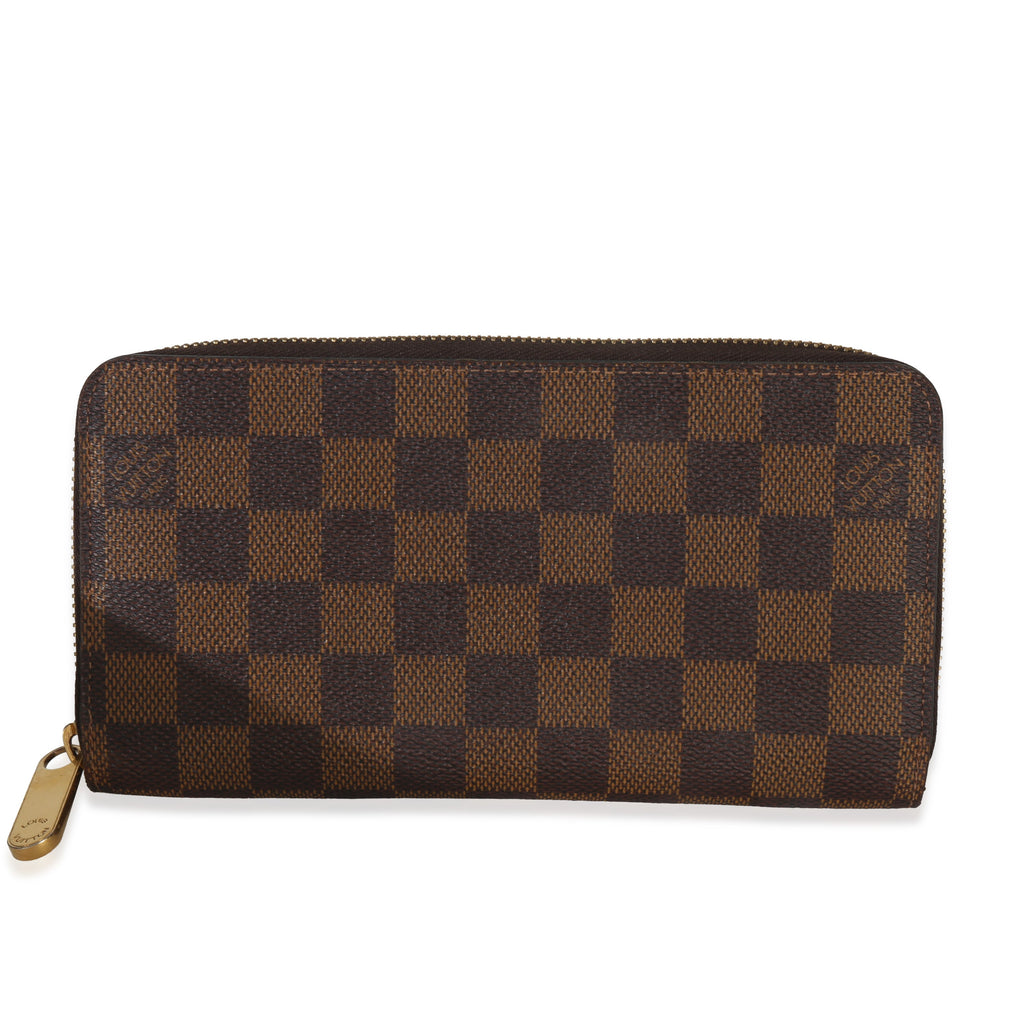 Louis Vuitton Damier Ebene Canvas Zippy Wallet