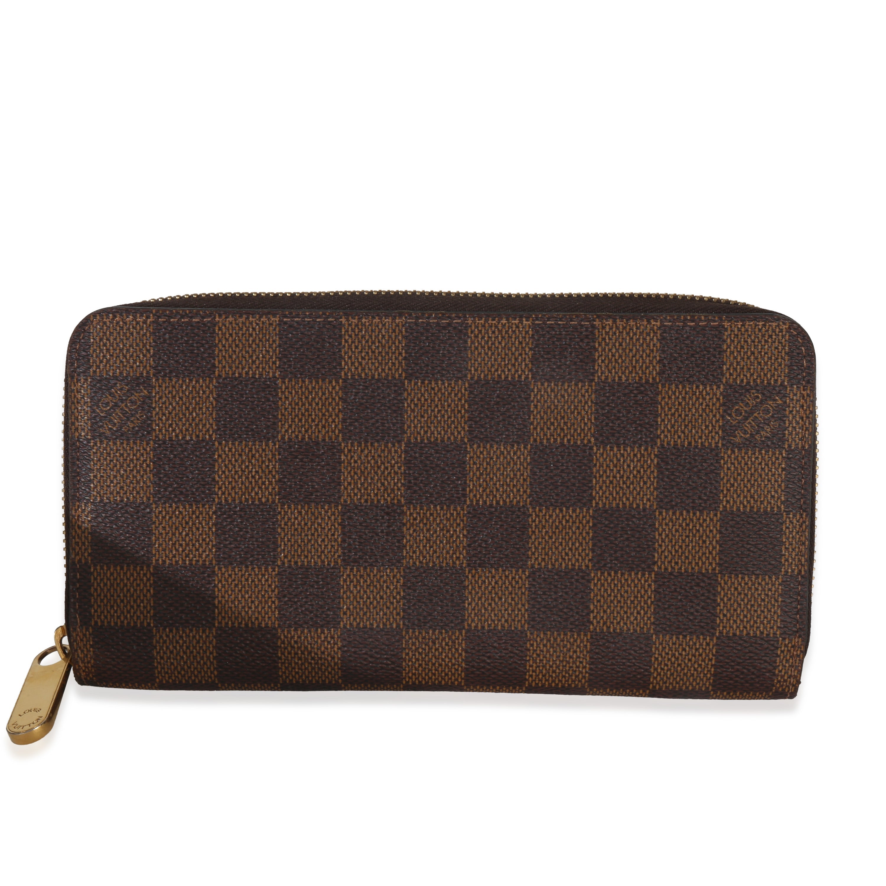 Louis Vuitton Damier Ebene Canvas Zippy Wallet