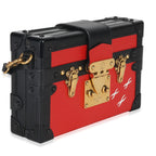 Louis Vuitton Red Black Epi Petite Malle