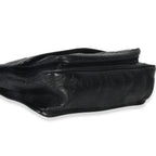 Saint Laurent Black Crinkled Calfskin Matelasse Medium Niki Chain Satchel