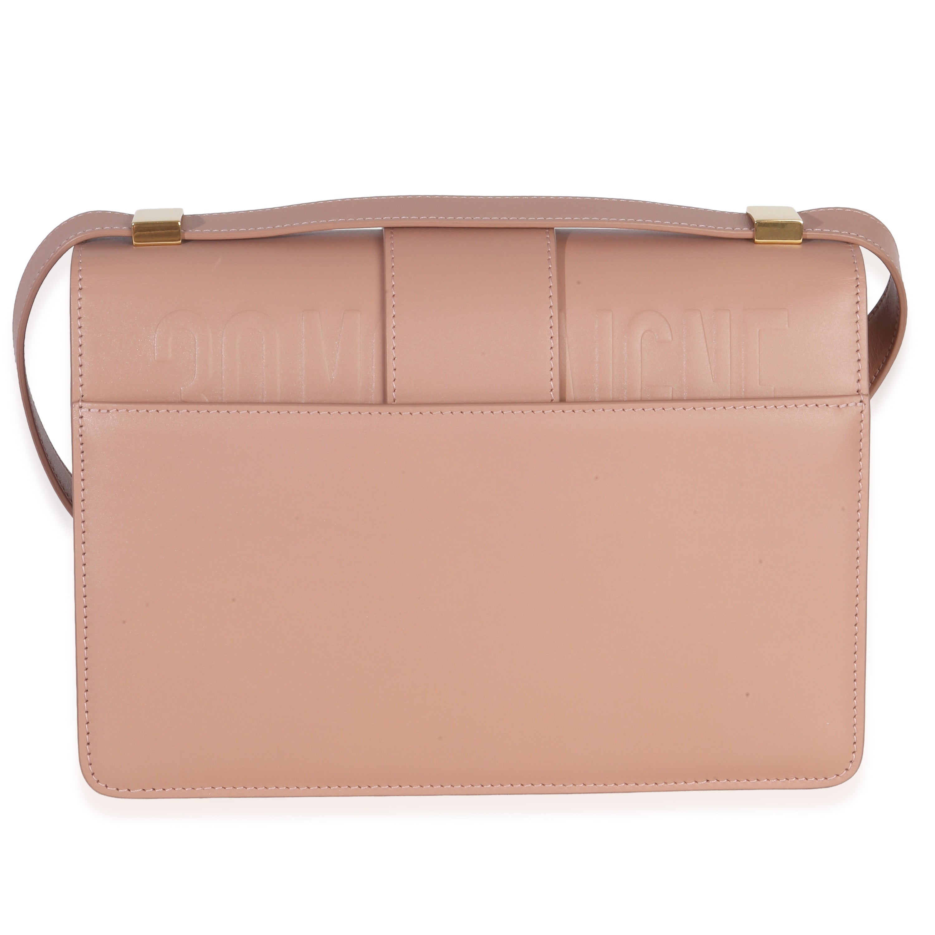Christian Dior Beige Smooth Box Calfskin 30 Montaigne Flap Bag