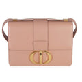 Christian Dior Beige Smooth Box Calfskin 30 Montaigne Flap Bag