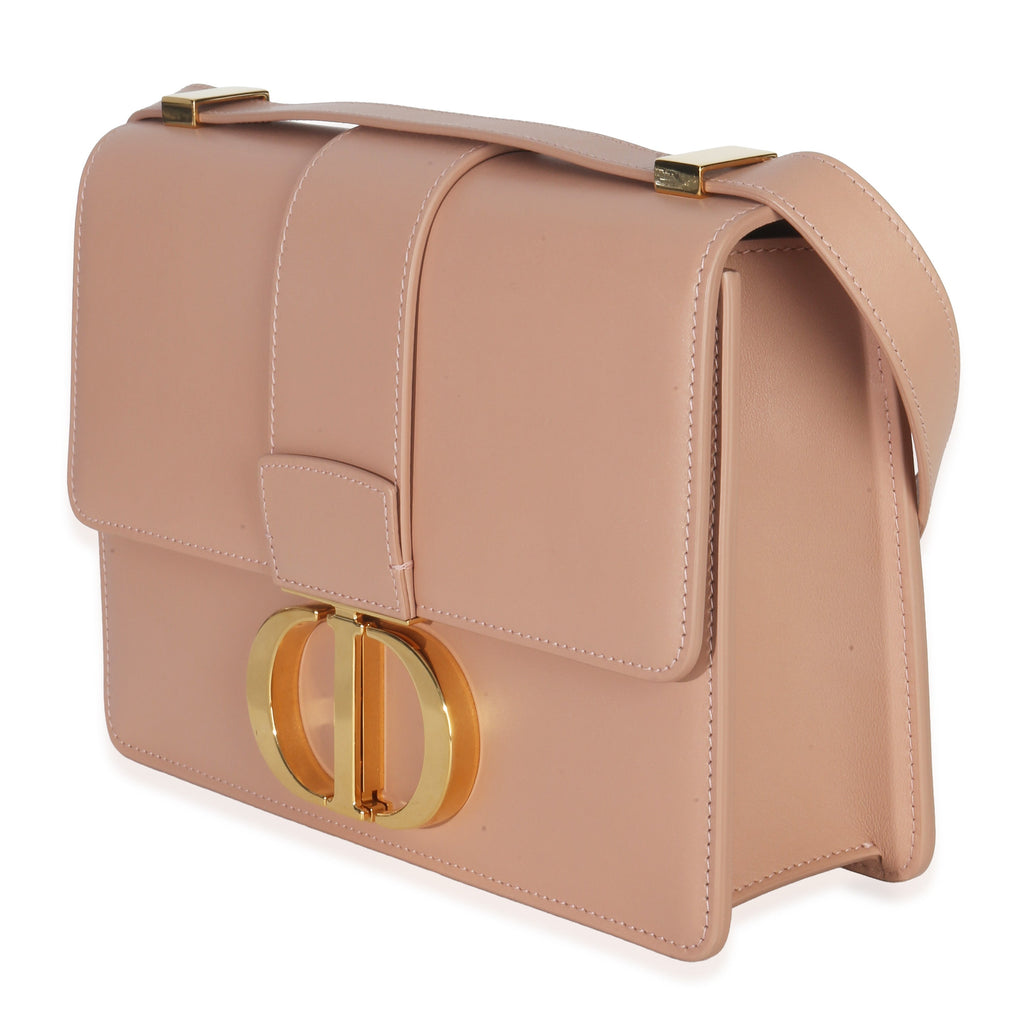 Christian Dior Beige Smooth Box Calfskin 30 Montaigne Flap Bag
