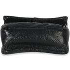 Saint Laurent Black Crinkled Calfskin Matelasse Micro Niki Airpods Case