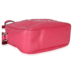 Gucci Pink Pebbled Calfskin Small Soho Disco Crossbody