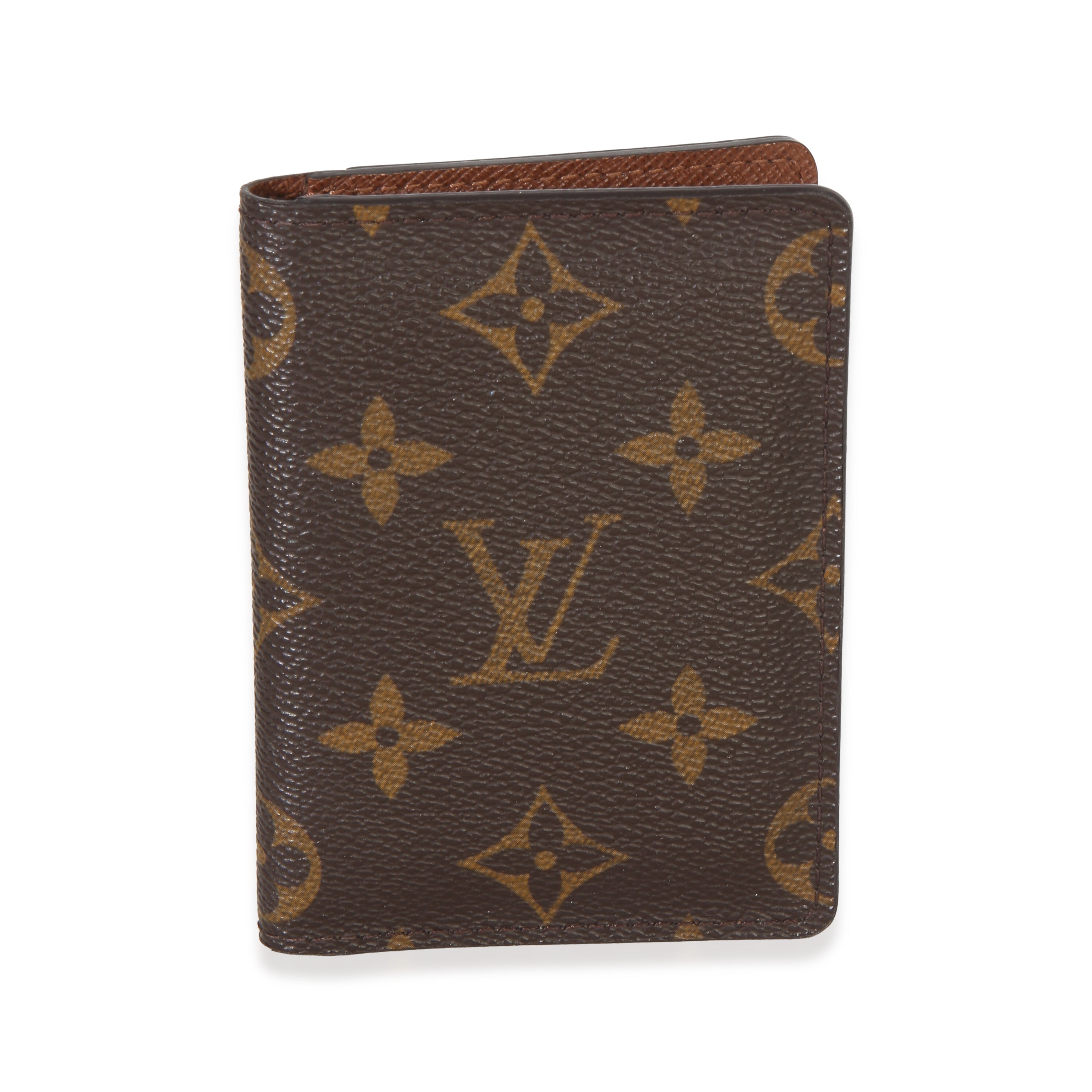 Louis Vuitton Monogram Canvas Porte Cartes Pass Vertical Card Holder