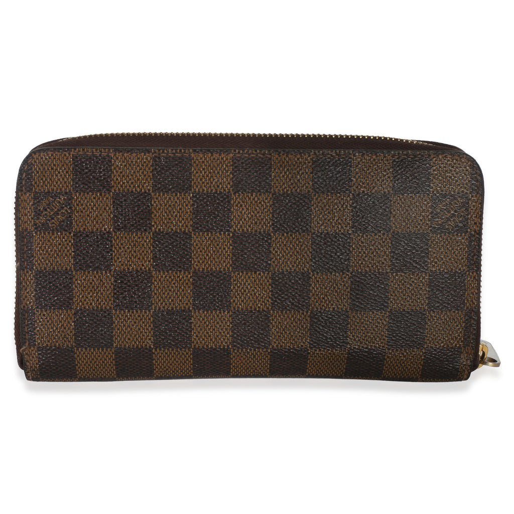Louis Vuitton Damier Ebene Canvas Zippy Wallet