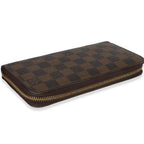 Louis Vuitton Damier Ebene Canvas Zippy Wallet