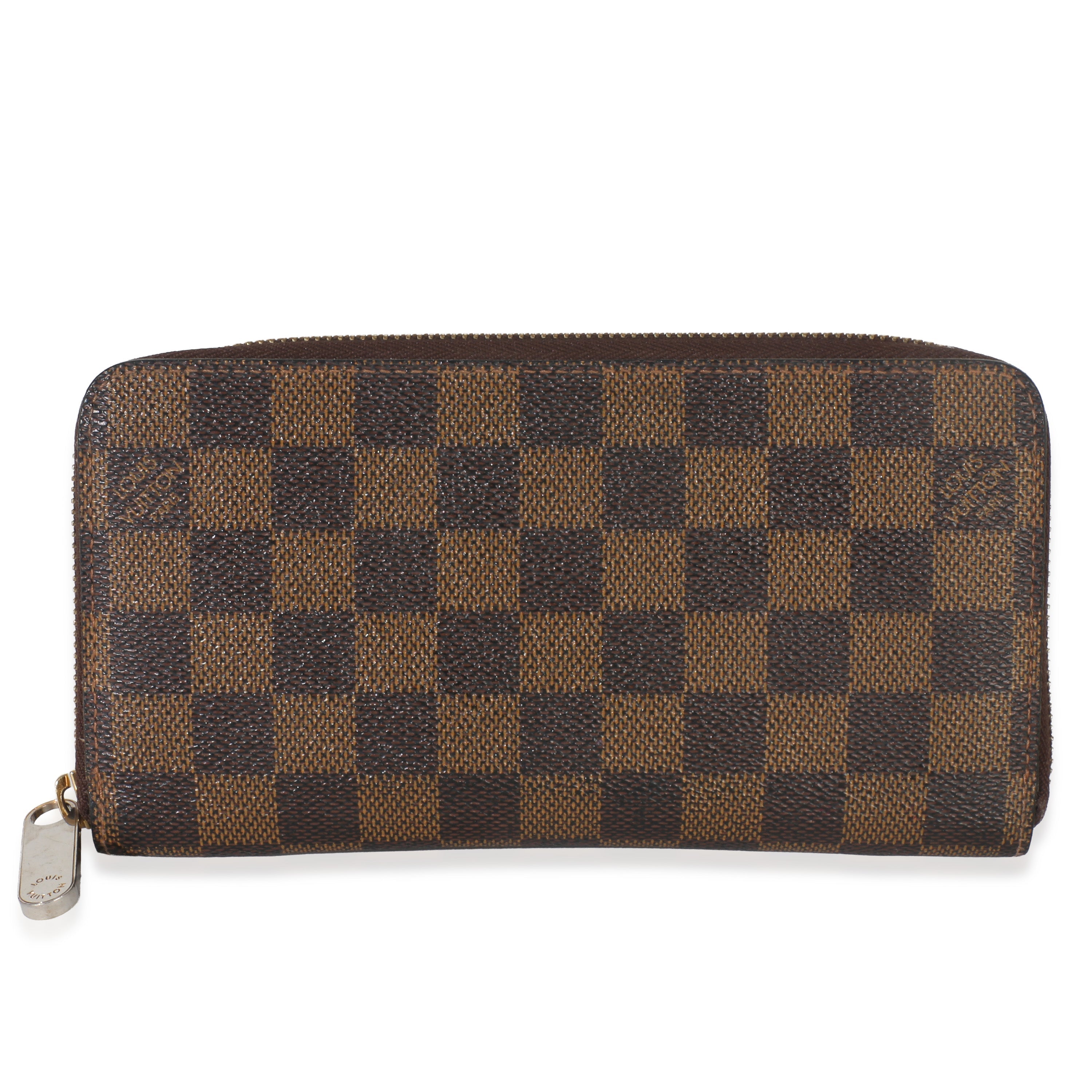 Louis Vuitton Damier Ebene Canvas Zippy Wallet