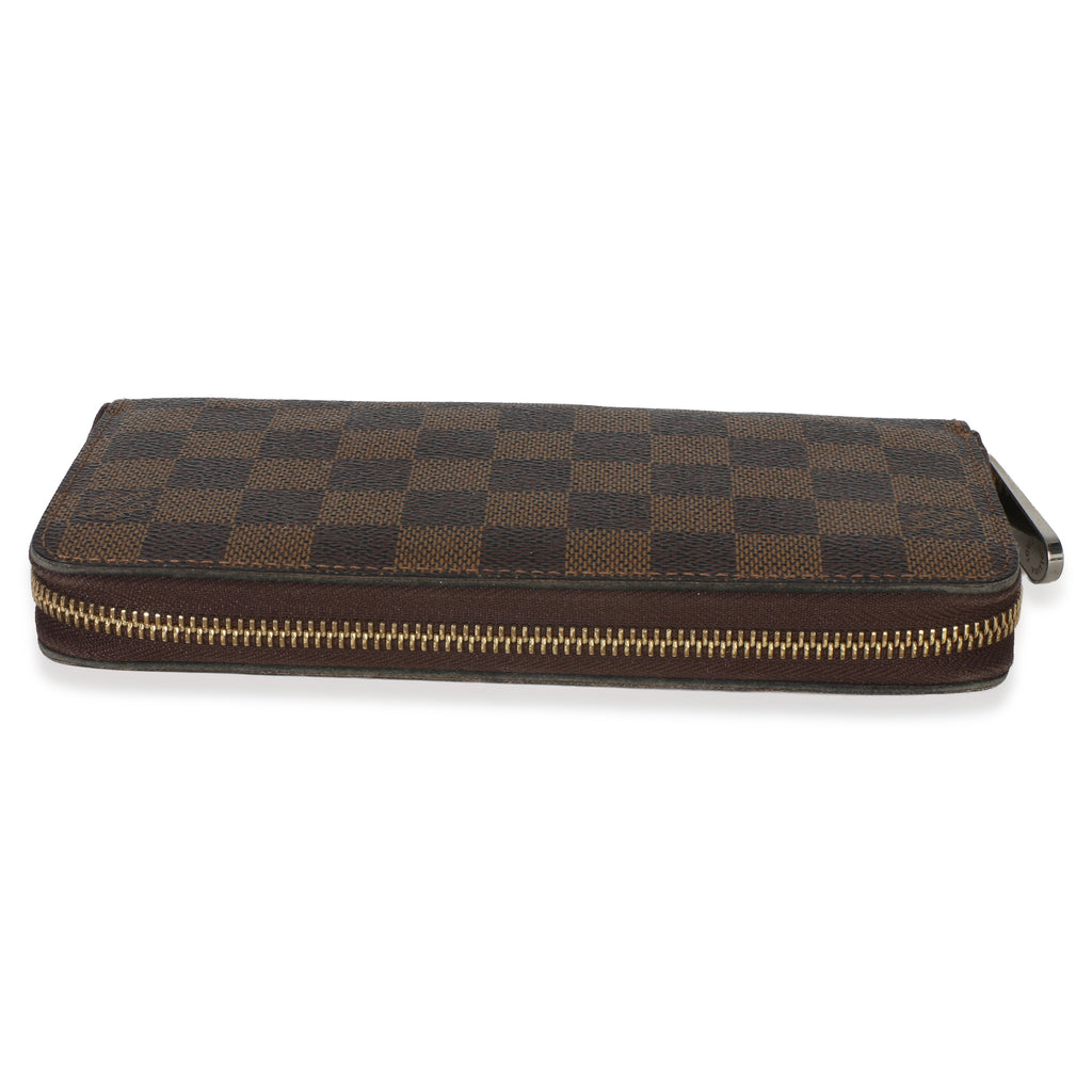 Louis Vuitton Damier Ebene Canvas Zippy Wallet