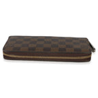Louis Vuitton Damier Ebene Canvas Zippy Wallet