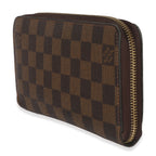Louis Vuitton Damier Ebene Canvas Zippy Wallet
