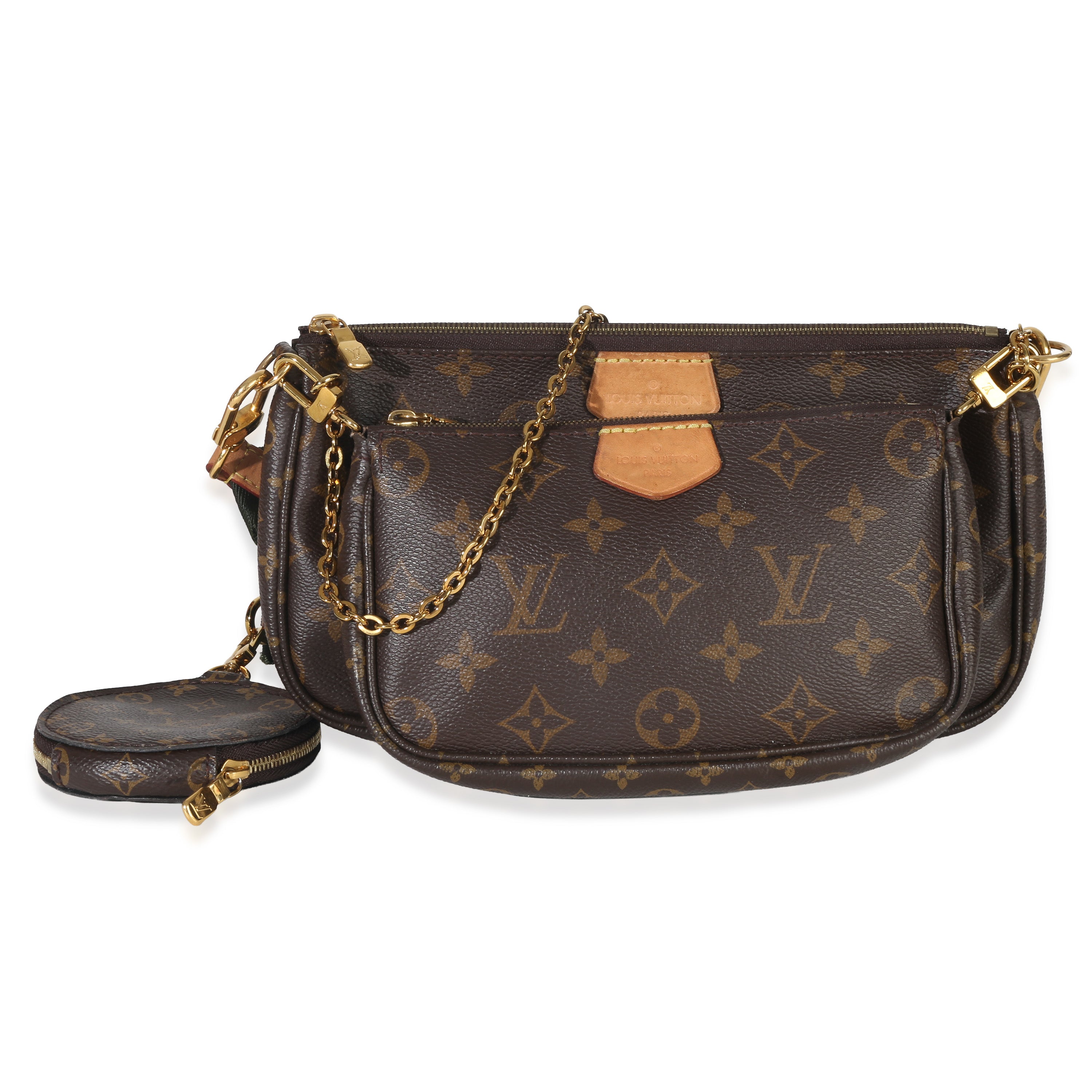 Louis Vuitton Kaki Monogram Canvas Multi Pochette Accessoires
