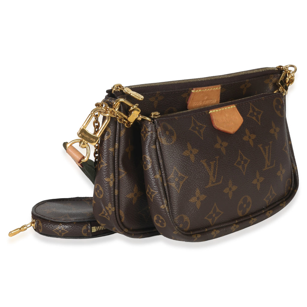Louis Vuitton Kaki Monogram Canvas Multi Pochette Accessoires