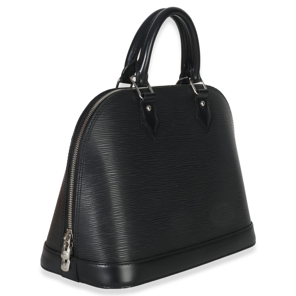 Louis Vuitton Black Epi Alma PM