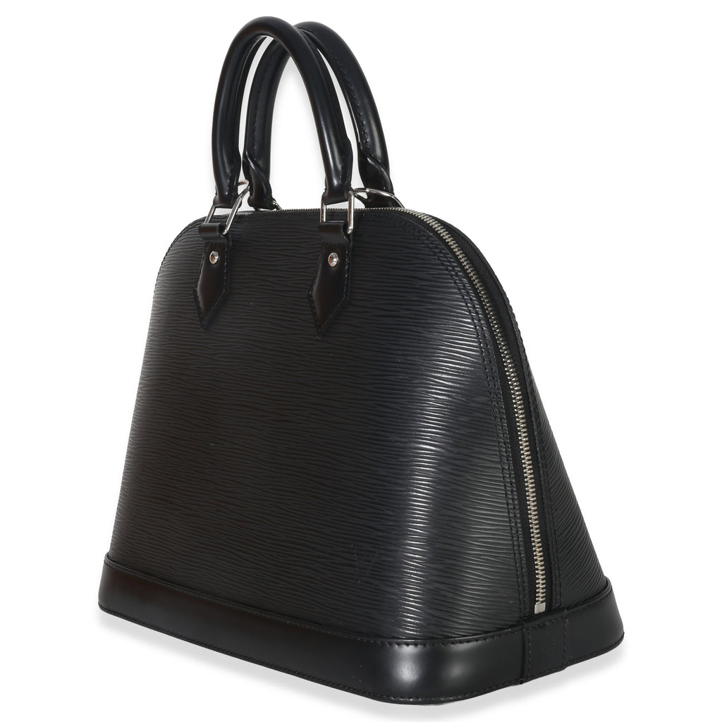 Louis Vuitton Black Epi Alma PM