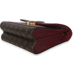 Louis Vuitton Burgundy Brown Monogram Canvas Victoire Chain Bag