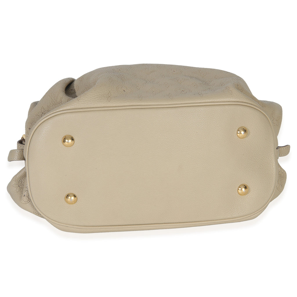 Louis Vuitton Beige Monogram Mahina L Hobo
