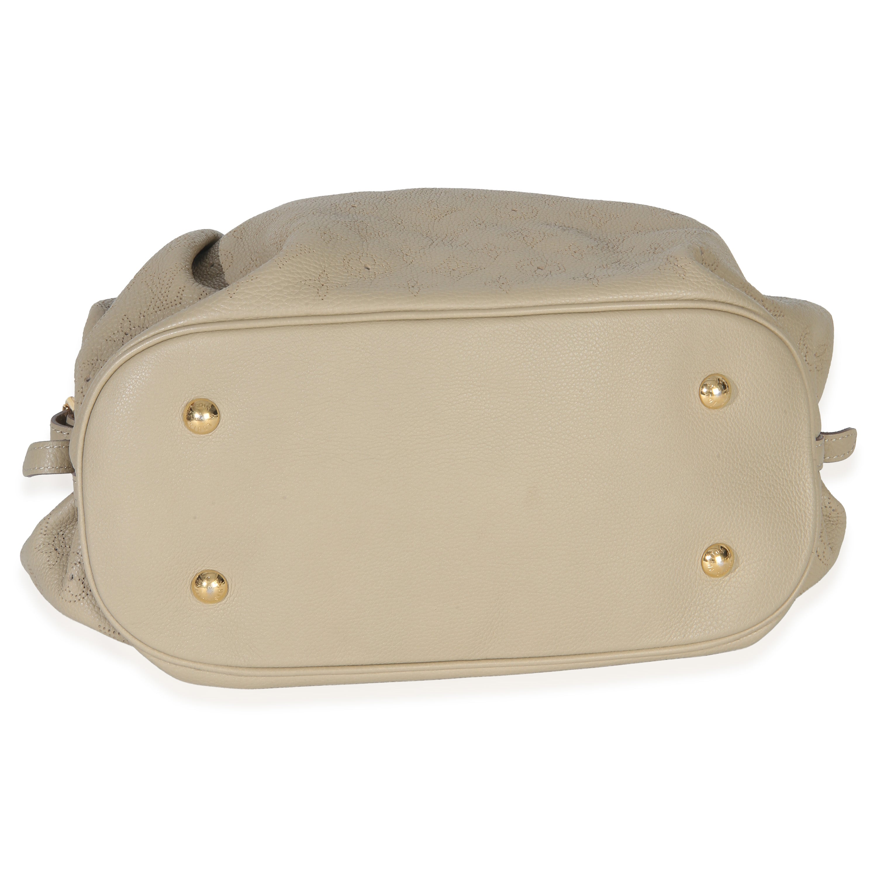 Louis Vuitton Beige Monogram Mahina L Hobo