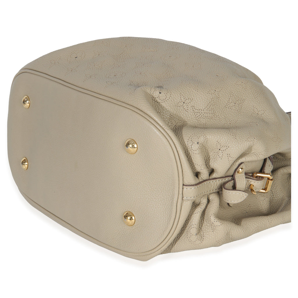 Louis Vuitton Beige Monogram Mahina L Hobo