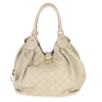 Louis Vuitton Beige Monogram Mahina L Hobo