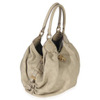 Louis Vuitton Beige Monogram Mahina L Hobo