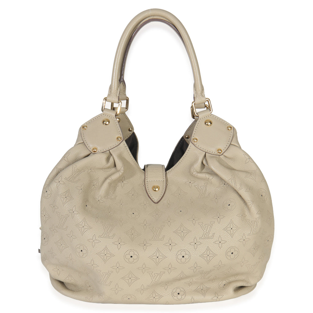 Louis Vuitton Beige Monogram Mahina L Hobo