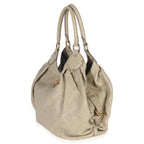 Louis Vuitton Beige Monogram Mahina L Hobo